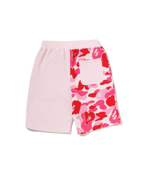 A BATHING APE(アベイシングエイプ)の「ABC CAMO MILO SHARK SWEAT SHORTS(スウェットパンツ・キッズ・ピンク/ブルー/イエロー・110/90/140/130/100/120)」の6枚目の写真