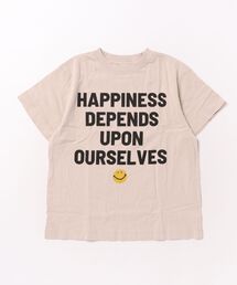 30/-天竺HAPPINESS Tシャツ