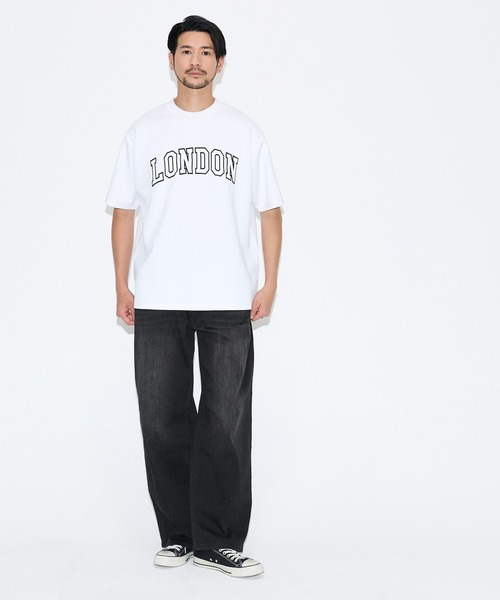coca（coca）（コカ）の「ライトオンスストレッチデニム5ポケットワイドパンツ（デニムパンツ・メンズ・ブルー/ブラック・L/M/XL）」の3枚目の写真