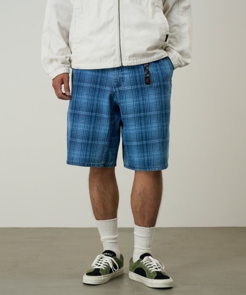 Gramicci LAGOON SHORT DENIM PLAID（グラミチ ラグーン ショーツ