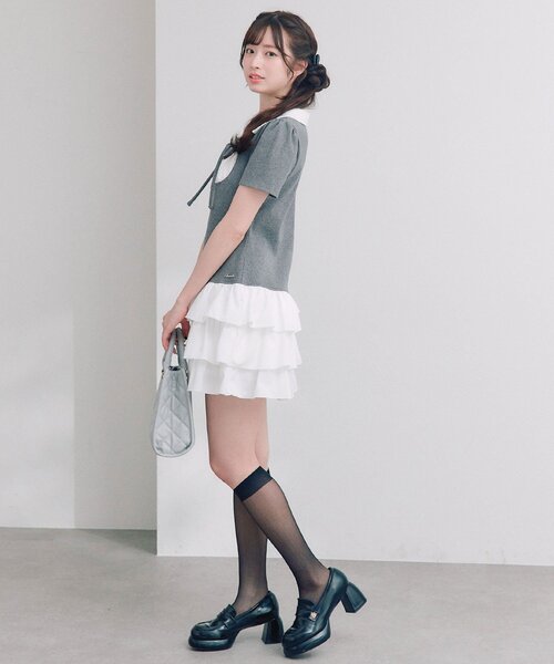 OLIVE des OLIVE（オリーブデオリーブ）の「レイヤード風ティアード