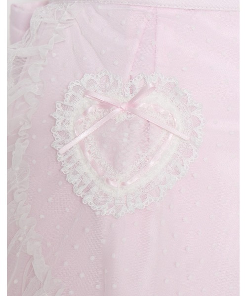 AVENCHUMU(アバンチュウム)の「Heart apron tight skirt(スカート・レディース・ピンク/ブラック・XS/FREE)」の14枚目の写真