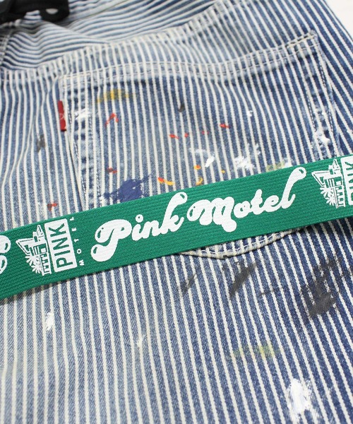 RNA(アールエヌエー)の「R4478 【PINKMOTEL】BIGサスペンダーパンツ(デニムパンツ・レディース・ストライプ/ブルー系その他・MEDIUM)」の11枚目の写真
