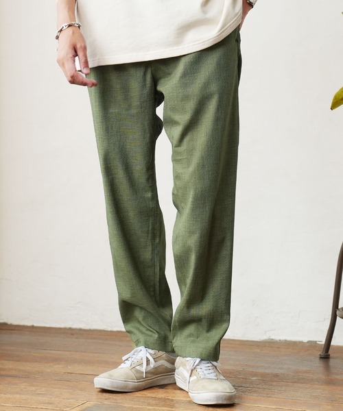 jiggys shop（ジギーズショップ）の「速乾 リネンライク テーパード イージーパンツ（その他パンツ・メンズ・カーキ/チャコールグレー/グレー/オフホワイト/ネイビー・MEDIUM/LARGE/X-LARGE）」の21枚目の写真