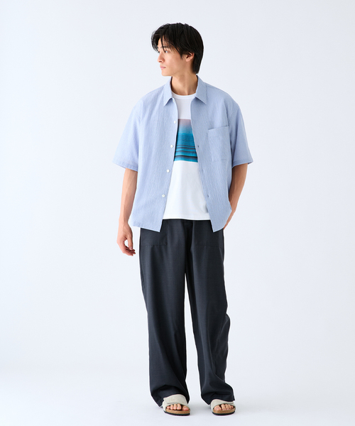 EDIFICE(エディフィス)の「サマーウール ベイカーパンツ(その他パンツ・メンズ・チャコールグレー/ブラウン・LARGE/MEDIUM)」の4枚目の写真