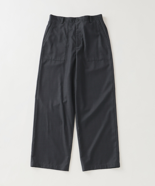 EDIFICE(エディフィス)の「ウール ベイカーパンツ(その他パンツ・メンズ・チャコールグレー/ブラウン・LARGE/MEDIUM)」の16枚目の写真