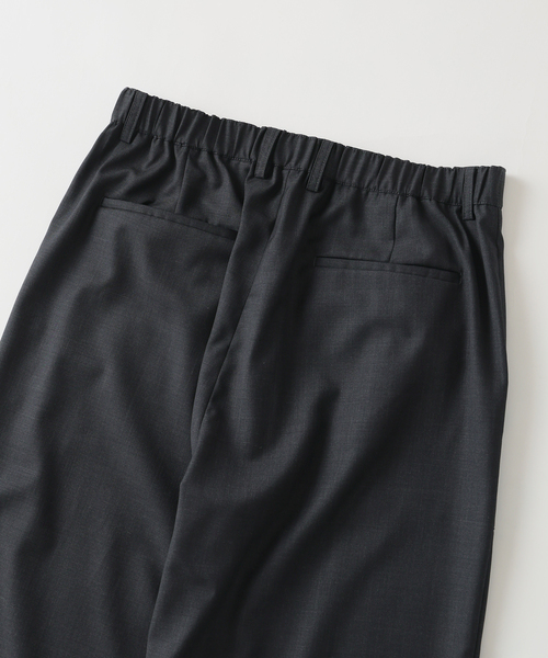 EDIFICE(エディフィス)の「ウール ベイカーパンツ(その他パンツ・メンズ・チャコールグレー/ブラウン・LARGE/MEDIUM)」の10枚目の写真