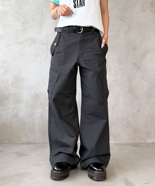 sedacle(セダクル)の「リップストップカーゴパンツ(カーゴパンツ・メンズ・ベージュ/チャコールグレー・SMALL/LARGE/MEDIUM)」の17枚目の写真