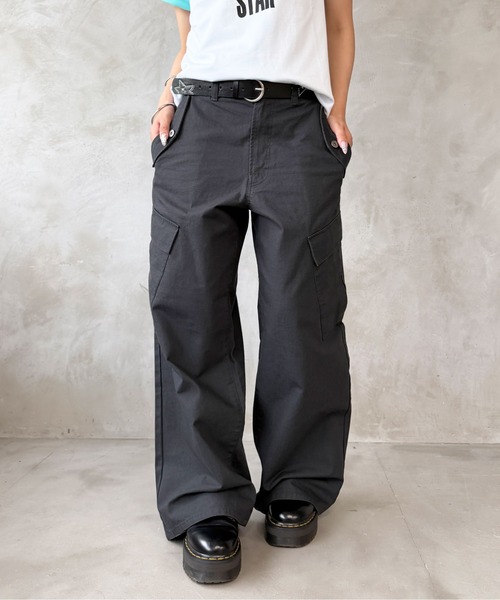 sedacle(セダクル)の「リップストップカーゴパンツ(カーゴパンツ・メンズ・ベージュ/チャコールグレー・SMALL/LARGE/MEDIUM)」の18枚目の写真