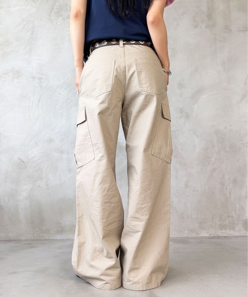 sedacle(セダクル)の「リップストップカーゴパンツ(カーゴパンツ・メンズ・ベージュ/チャコールグレー・SMALL/LARGE/MEDIUM)」の12枚目の写真