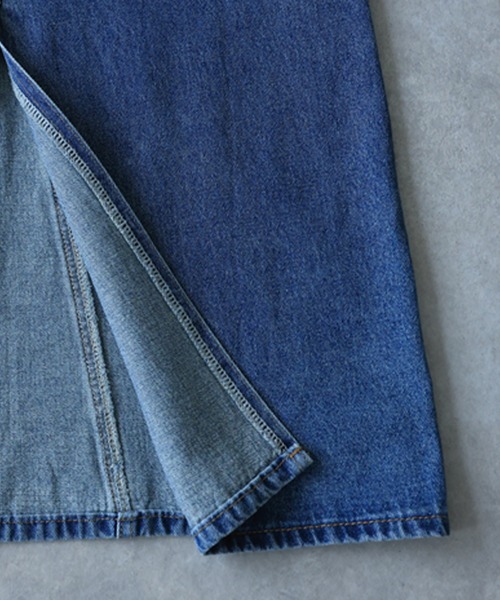 antiqua(アンティカ)の「リメイク風 スリット デニムスカート(デニムスカート・レディース・ブルー系その他・LARGE/MEDIUM)」の13枚目の写真