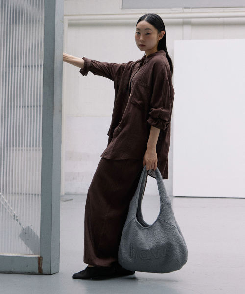 HAVEAWHALE(ハブアホエール)の「wool pebble bag (GR)(ショルダーバッグ・レディース・その他・FREE)」の5枚目の写真