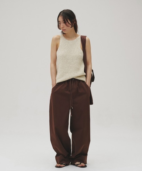 TODAYFUL(トゥデイフル)の「Bulky Knit Tanktop(タンクトップ・レディース・キナリ/ブラック・FREE)」の6枚目の写真
