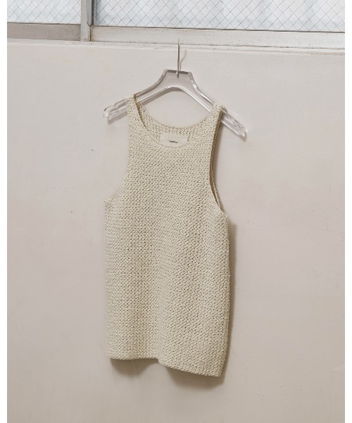 TODAYFUL(トゥデイフル)の「Bulky Knit Tanktop(タンクトップ・レディース・キナリ/ブラック・FREE)」の4枚目の写真