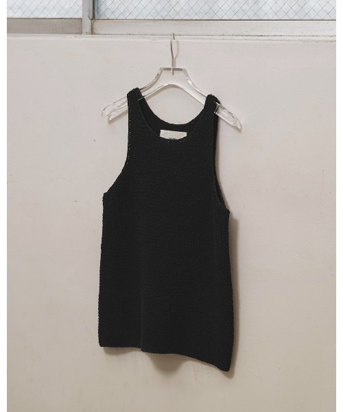 TODAYFUL(トゥデイフル)の「Bulky Knit Tanktop(タンクトップ・レディース・キナリ/ブラック・FREE)」の3枚目の写真