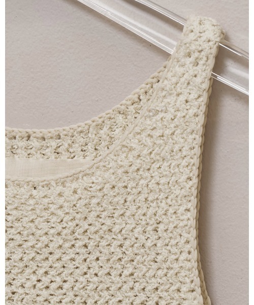 TODAYFUL(トゥデイフル)の「Bulky Knit Tanktop(タンクトップ・レディース・キナリ/ブラック・FREE)」の11枚目の写真