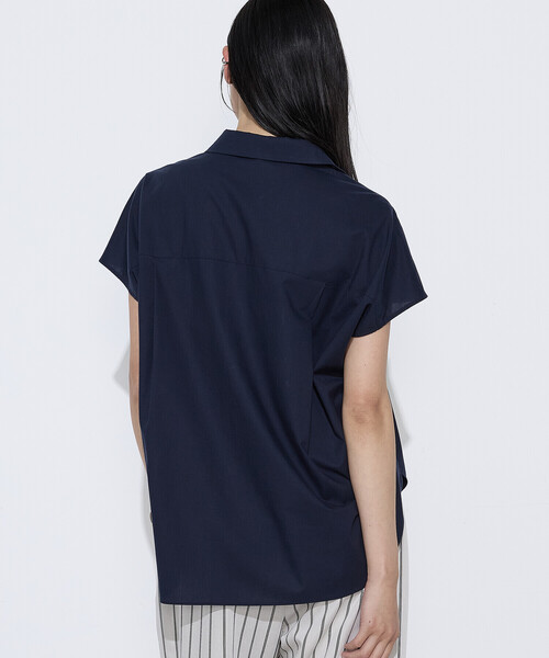COMME CA Wardrobe(コムサワードローブ)の「ローン スキッパー Tブラウス(シャツ/ブラウス・レディース・ネイビー/オフホワイト/ピンク/ストライプ・FREE)」の15枚目の写真