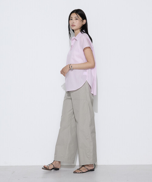 COMME CA Wardrobe(コムサワードローブ)の「ローン スキッパー Tブラウス(シャツ/ブラウス・レディース・ネイビー/オフホワイト/ピンク/ストライプ・FREE)」の17枚目の写真