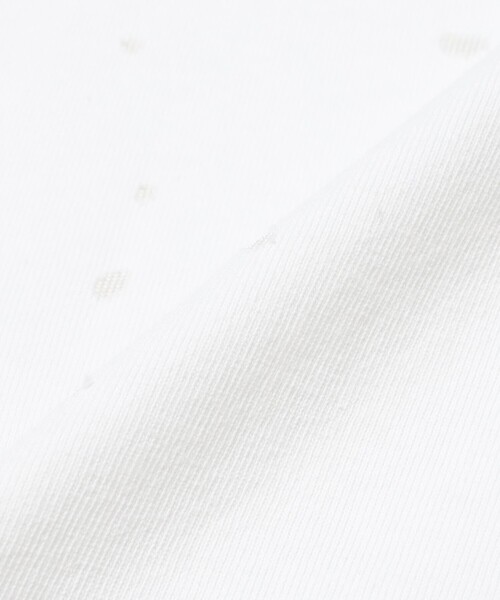 BEAMS(ビームス)の「ピンホール ロングスリーブ Tシャツ(Tシャツ/カットソー・メンズ・ホワイト/ブラック・S/M/L/XL)」の8枚目の写真