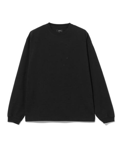 BEAMS(ビームス)の「ピンホール ロングスリーブ Tシャツ(Tシャツ/カットソー・メンズ・ホワイト/ブラック・S/M/L/XL)」の9枚目の写真