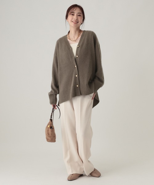 Elura（エルーラ）の「Wクロスワイドパンツ＜低身長サイズあり＞/1043424（その他パンツ・レディース・オフホワイト/カーキ/チャコールグレー・FREE(S)/FREE）」の14枚目の写真