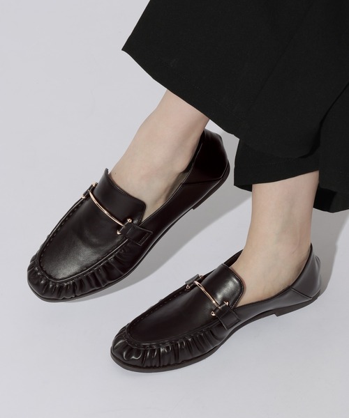 LAKOLE（ラコレ）の「2WAYバブーシュローファー / 807011（ローファー・レディース・ブラウン/ブラック・LARGE/MEDIUM）」の14枚目の写真