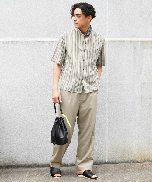 BAYFLOW(ベイフロー)の「【接触冷感】ICE CURRENTトラウザー(スラックス・メンズ・ベージュ/ブラック・MEDIUM/LARGE)」の17枚目の写真