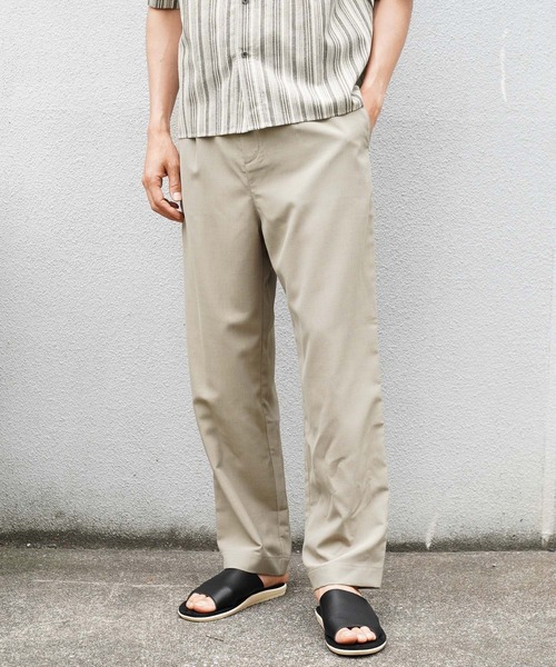 BAYFLOW(ベイフロー)の「【接触冷感】ICE CURRENTトラウザー(スラックス・メンズ・ベージュ/ブラック・MEDIUM/LARGE)」の7枚目の写真