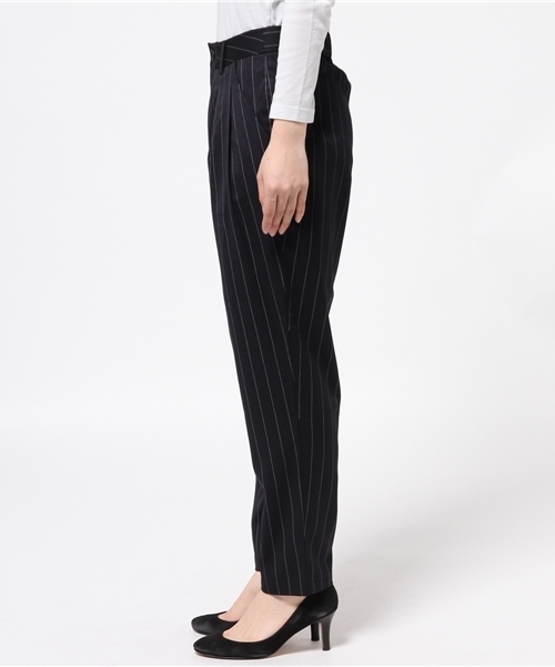 MOUSSY（マウジー）の「TUCK LOOSE PT/F（その他パンツ・レディース・イエロー/ダークネイビー/グレー系その他・1/2）」の5枚目の写真