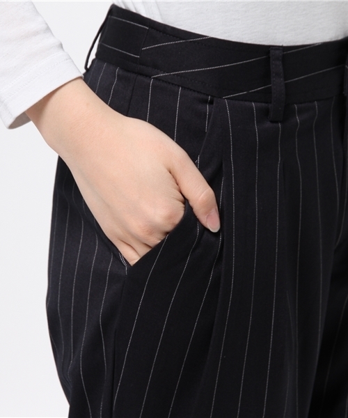 MOUSSY（マウジー）の「TUCK LOOSE PT/F（その他パンツ・レディース・イエロー/ダークネイビー/グレー系その他・1/2）」の11枚目の写真