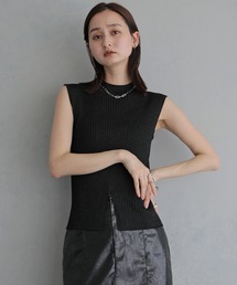 【&g'aime 】ラメ二重臼ニット Glitter Plated Knitwear