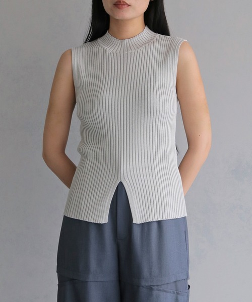 &g'aime(アンジェム)の「【&g'aime 】ラメ二重臼ニット Glitter Plated Knitwear(ニット/セーター・レディース・アイボリー/ブラウン/ブラック・FREE)」の5枚目の写真
