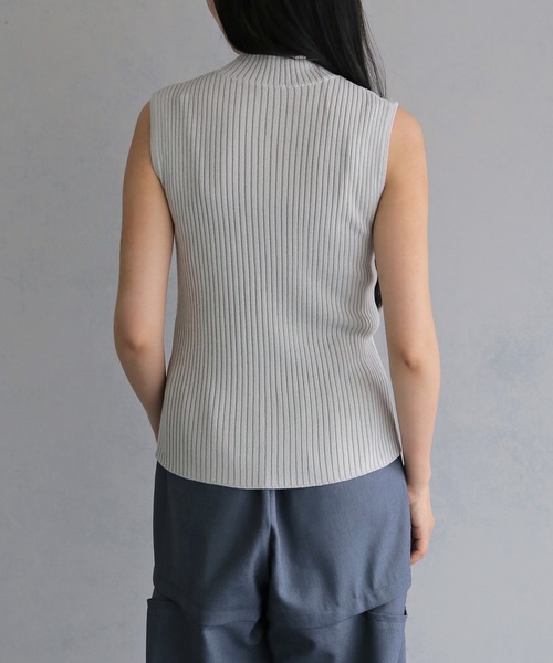 &g'aime(アンジェム)の「【&g'aime 】ラメ二重臼ニット Glitter Plated Knitwear(ニット/セーター・レディース・アイボリー/ブラウン/ブラック・FREE)」の8枚目の写真