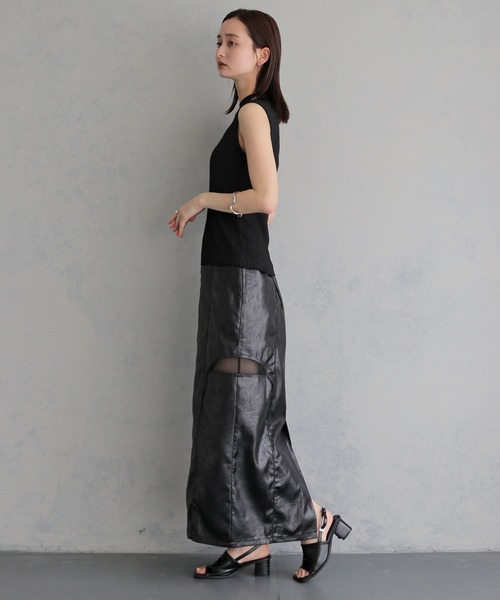 &g'aime(アンジェム)の「【&g'aime 】ラメ二重臼ニット Glitter Plated Knitwear(ニット/セーター・レディース・アイボリー/ブラウン/ブラック・FREE)」の17枚目の写真