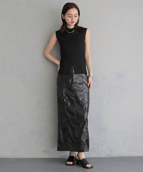 &g'aime(アンジェム)の「【&g'aime 】ラメ二重臼ニット Glitter Plated Knitwear(ニット/セーター・レディース・アイボリー/ブラウン/ブラック・FREE)」の16枚目の写真