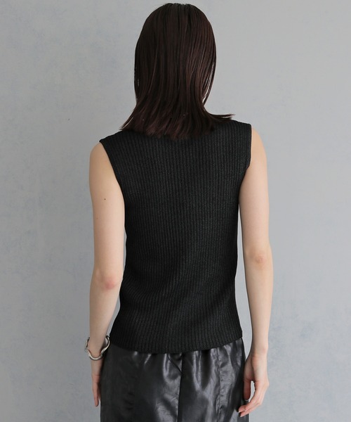 &g'aime(アンジェム)の「【&g'aime 】ラメ二重臼ニット Glitter Plated Knitwear(ニット/セーター・レディース・アイボリー/ブラウン/ブラック・FREE)」の14枚目の写真