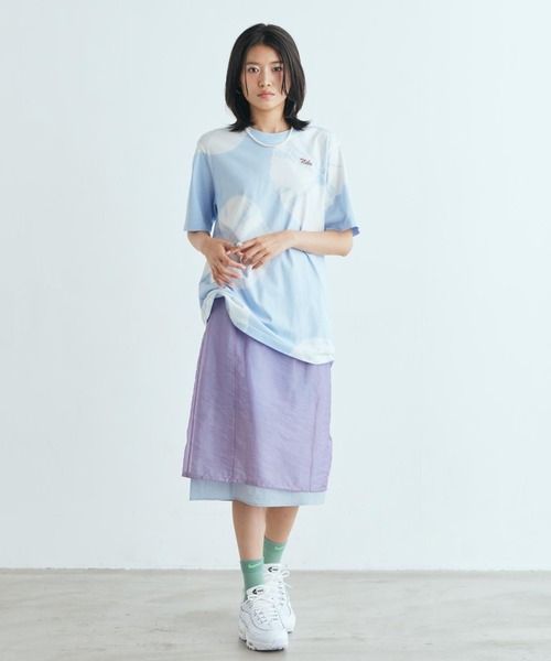NIKE(ナイキ)の「ナイキ スポーツウェア ウィメンズ Tシャツ / Nike Sportswear Women's T-Shirt IW1212-407 Hydrogen Blue(Tシャツ/カットソー・レディース・クリアブルー・XS/S/M/L/XL)」の5枚目の写真