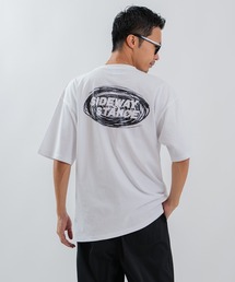 【SIDEWAY STANCE】プリント 半袖Tシャツ