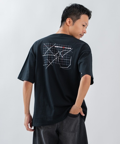 SIDEWAY STANCE（サイドウェイスタンス）の「【SIDEWAY STANCE】プリント 半袖Tシャツ（Tシャツ/カットソー・メンズ・ブラック系/ホワイト系/ホワイト/カーキ系/ブラック・LARGE/MEDIUM/SMALL/X-LARGE）」の3枚目の写真