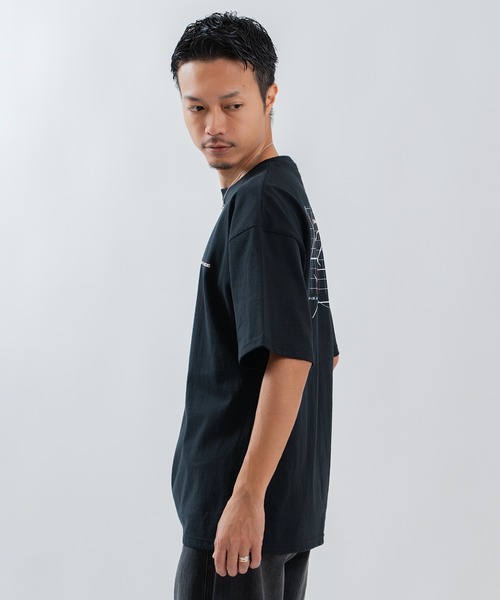 SIDEWAY STANCE（サイドウェイスタンス）の「【SIDEWAY STANCE】プリント 半袖Tシャツ（Tシャツ/カットソー・メンズ・ブラック系/ホワイト系/ホワイト/カーキ系/ブラック・LARGE/MEDIUM/SMALL/X-LARGE）」の16枚目の写真
