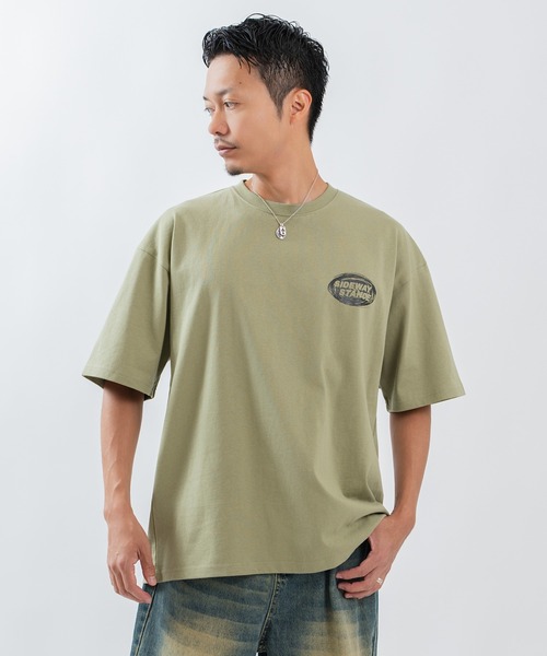 SIDEWAY STANCE（サイドウェイスタンス）の「【SIDEWAY STANCE】プリント 半袖Tシャツ（Tシャツ/カットソー・メンズ・ブラック系/ホワイト系/ホワイト/カーキ系/ブラック・LARGE/MEDIUM/SMALL/X-LARGE）」の6枚目の写真