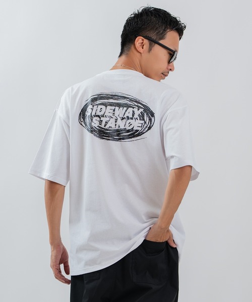 SIDEWAY STANCE（サイドウェイスタンス）の「【SIDEWAY STANCE】プリント 半袖Tシャツ（Tシャツ/カットソー・メンズ・ブラック系/ホワイト系/ホワイト/カーキ系/ブラック・LARGE/MEDIUM/SMALL/X-LARGE）」の22枚目の写真