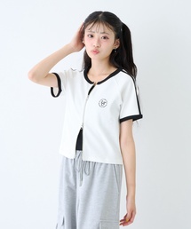 LOVETOXIC | 【LTXC/抗菌防臭】タンクつきラインジップ半袖(Tシャツ/カットソー)