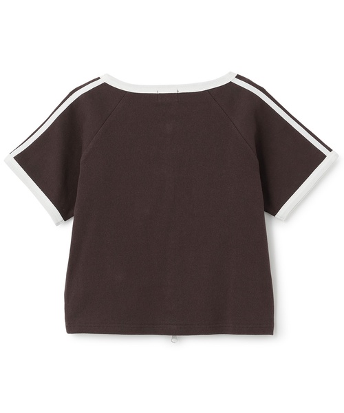 LOVETOXIC(ラブトキシック)の「【LTXC/抗菌防臭】タンクつきラインジップ半袖(Tシャツ/カットソー・キッズ・オフホワイト・M:150cm)」の18枚目の写真