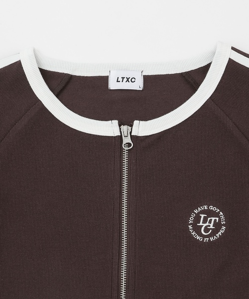 LOVETOXIC(ラブトキシック)の「【LTXC/抗菌防臭】タンクつきラインジップ半袖(Tシャツ/カットソー・キッズ・オフホワイト・M:150cm)」の16枚目の写真
