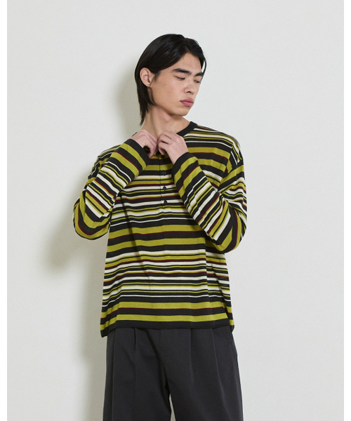 THEENDQUESTION(ジエンドクエスチョン)の「Color stripe knit top / DARK GRAY(ニット/セーター・レディース・その他・FREE)」の8枚目の写真