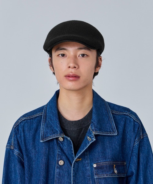 OVERRIDE(オーバーライド)の「OVERRIDE WASHABLE WOOL KNIT HUNTING / オーバーライド(ハンチング/ベレー帽・メンズ・ライトピンク/ブラック/ライトグレー/ダークブルー・58cm/62cm/60cm)」の6枚目の写真