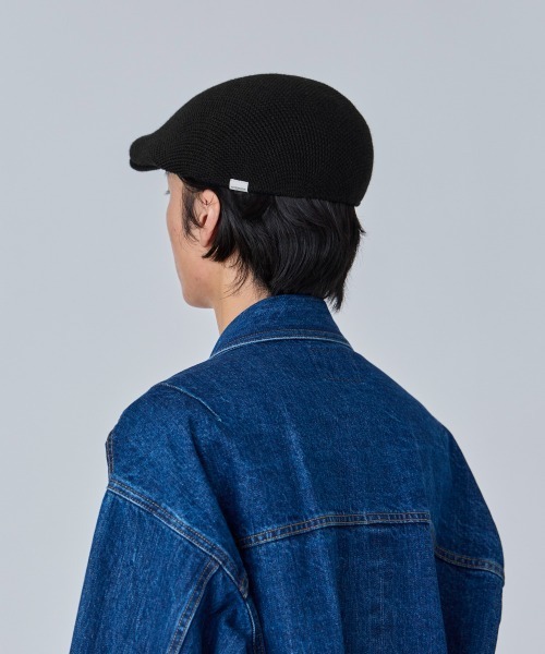 OVERRIDE(オーバーライド)の「OVERRIDE WASHABLE WOOL KNIT HUNTING / オーバーライド(ハンチング/ベレー帽・メンズ・ライトピンク/ブラック/ライトグレー/ダークブルー・58cm/62cm/60cm)」の8枚目の写真