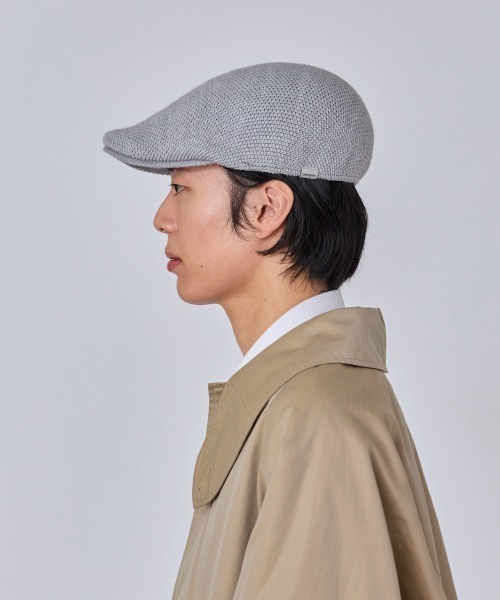 OVERRIDE(オーバーライド)の「OVERRIDE WASHABLE WOOL KNIT HUNTING / オーバーライド(ハンチング/ベレー帽・メンズ・ライトピンク/ブラック/ライトグレー/ダークブルー・58cm/62cm/60cm)」の21枚目の写真
