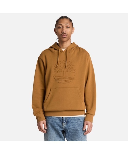 Timberland（ティンバーランド）の「ツリーロゴ パッチ ループバック フーディー メンズ（パーカー・メンズ・ウィート・LARGE/MEDIUM/SMALL/X-LARGE/XX-LARGE）」の2枚目の写真